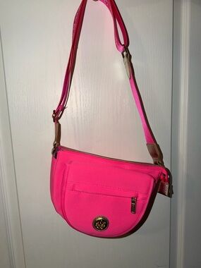 Lilly Pulitzer Hot Pink Neoprene Bag